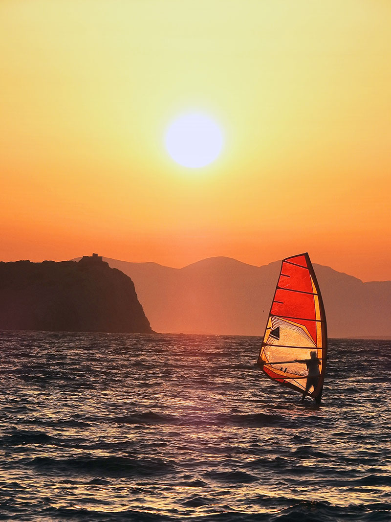 Windsurfing in Bentota